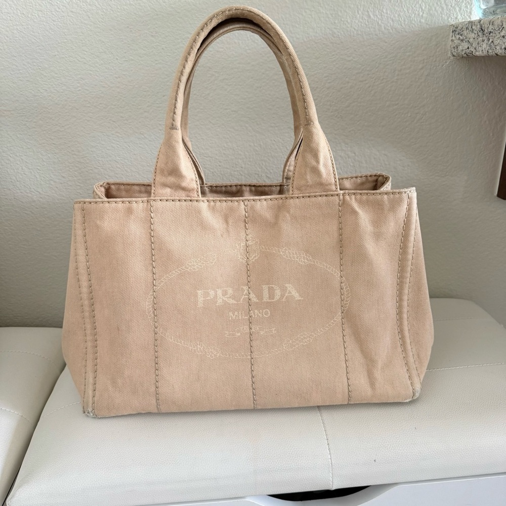 Prada Canapa Tote Bag